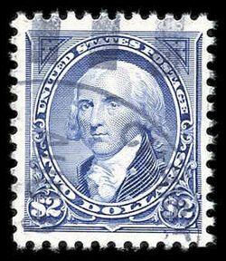 Bureau of Engraving and Printing - James Madison United States Postage Stamp