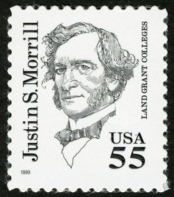Justin S. Morrill United States Postage Stamp | Great Americans