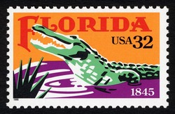 Florida Statehood United States Postage Stamp