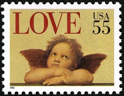 Cherub United States Postage Stamp | Love