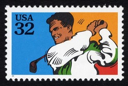 Golf United States Postage Stamp | Recreational Sports
