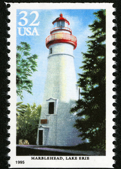 Marblehead - Lake Erie United States Postage Stamp | Great Lakes Lighthouses