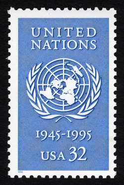 United Nations United States Postage Stamp