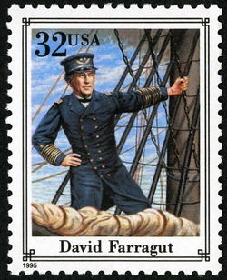 David Farragut United States Postage Stamp | Civil War
