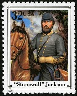 Stonewall Jackson United States Postage Stamp | Civil War