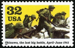 Okinawa - The Last Big Battle United States Postage Stamp | World War II