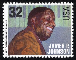 James P. Johnson United States Postage Stamp | Jazz Musicians