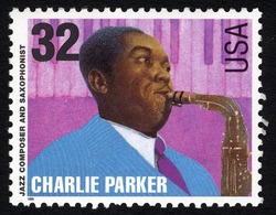 Charlie Parker United States Postage Stamp | Jazz Musicians