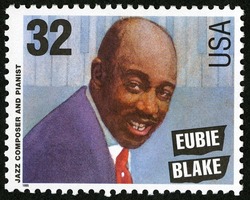 Eubie Blake United States Postage Stamp | Jazz Musicians