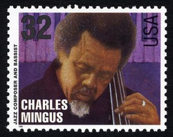 Charles Mingus United States Postage Stamp | Jazz Musicians