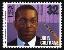 John Coltrane United States Postage Stamp | Jazz Musicians