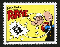 Popeye United States Postage Stamp | Comic Strip Classics