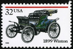 1899 Winton United States Postage Stamp | Antique Automobiles