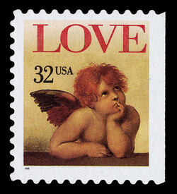 Cherub United States Postage Stamp | Love