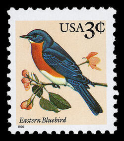 Eastern Bluebird United States Postage Stamp