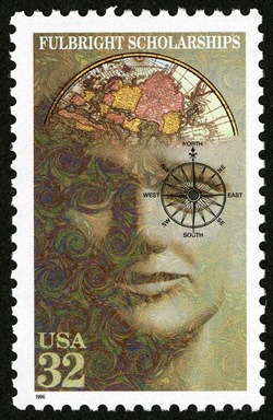 Fulbright Scholarships United States Postage Stamp