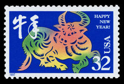 Year of the Ox United States Postage Stamp | Chinese Lunar New Year