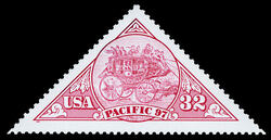 Stagecoach United States Postage Stamp | Pacific 97