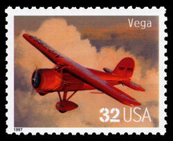 Vega United States Postage Stamp | Classic American Aircraft