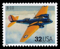 B-10 United States Postage Stamp | Classic American Aircraft