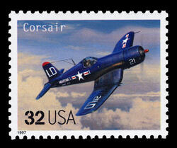 Corsair United States Postage Stamp | Classic American Aircraft