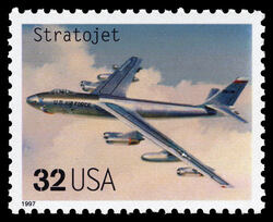 Stratojet United States Postage Stamp | Classic American Aircraft