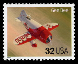 Gee Bee United States Postage Stamp | Classic American Aircraft