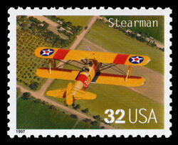 Stearman United States Postage Stamp | Classic American Aircraft