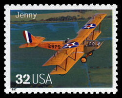 Jenny United States Postage Stamp | Classic American Aircraft