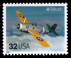 Wildcat United States Postage Stamp | Classic American Aircraft