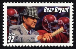 Bear Bryant United States Postage Stamp | Football Coaches