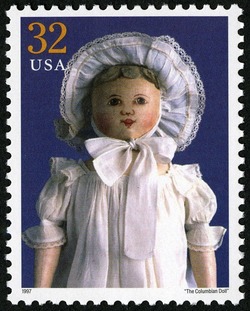 The Columbian Doll United States Postage Stamp | Classic American Dolls