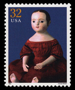 Izannah Walker Doll United States Postage Stamp | Classic American Dolls