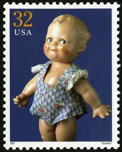 Scootles Doll United States Postage Stamp | Classic American Dolls