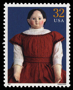 Ludwig Greiner Doll United States Postage Stamp | Classic American Dolls