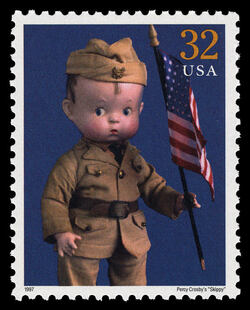 Percy Crosby's Skippy Doll United States Postage Stamp | Classic American Dolls