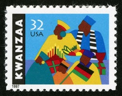 Kwanzaa - 1997 Date United States Postage Stamp