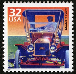 Model T Ford United States Postage Stamp | Celebrate the Century - 1900s