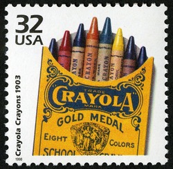 Crayola Crayons United States Postage Stamp | Celebrate the Century - 1900s