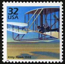 Kitty Hawk United States Postage Stamp | Celebrate the Century - 1900s
