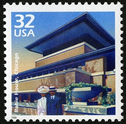 Robie House - Chicago United States Postage Stamp | Celebrate the Century - 1900s