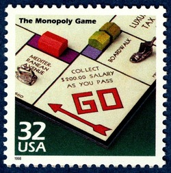 The Monopoly Game United States Postage Stamp | Celebrate the Century - 1930s