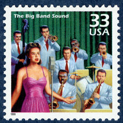 The Big Band Sound United States Postage Stamp | Celebrate the Century - 1940s