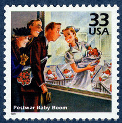 Postwar Baby Boom United States Postage Stamp | Celebrate the Century - 1940s
