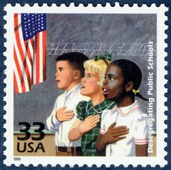 Desegregating Public Schools United States Postage Stamp | Celebrate the Century - 1950s