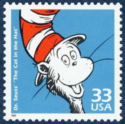 Dr. Seuss - The Cat in the Hat United States Postage Stamp | Celebrate the Century - 1950s