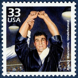 Rocky Marciano - Undefeated United States Postage Stamp | Celebrate the Century - 1950s