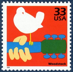 Woodstock United States Postage Stamp | Celebrate the Century - 1960s