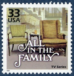 All In The Family - TV Series United States Postage Stamp | Celebrate the Century - 1970s