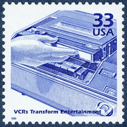 VCRs Transform Entertainment United States Postage Stamp | Celebrate the Century - 1970s